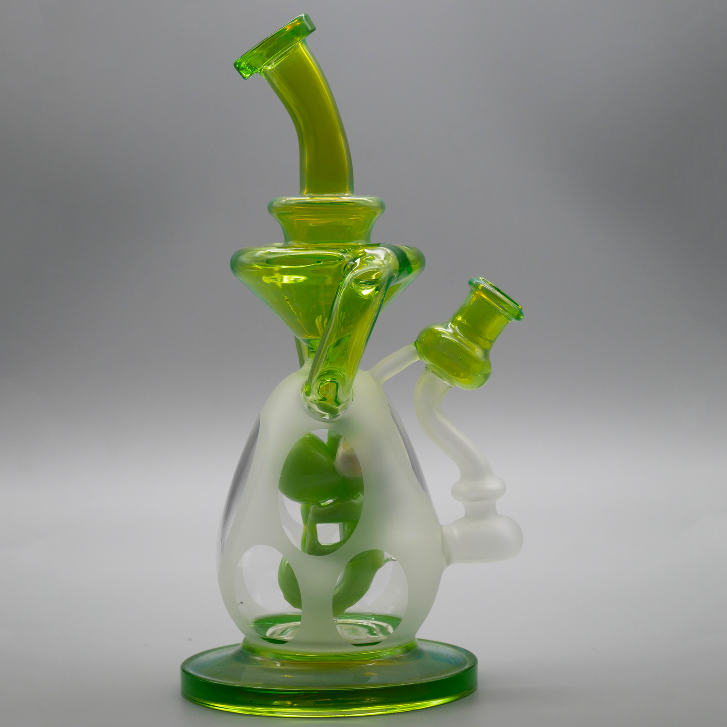 9" Encore Collection Color Baby Dinosaur Egg Recycler Dab Rig