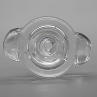 3PACK Thick Bubble Marble Clear Glass Bowl Slide
