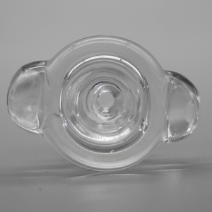 3PACK Thick Bubble Marble Clear Glass Bowl Slide
