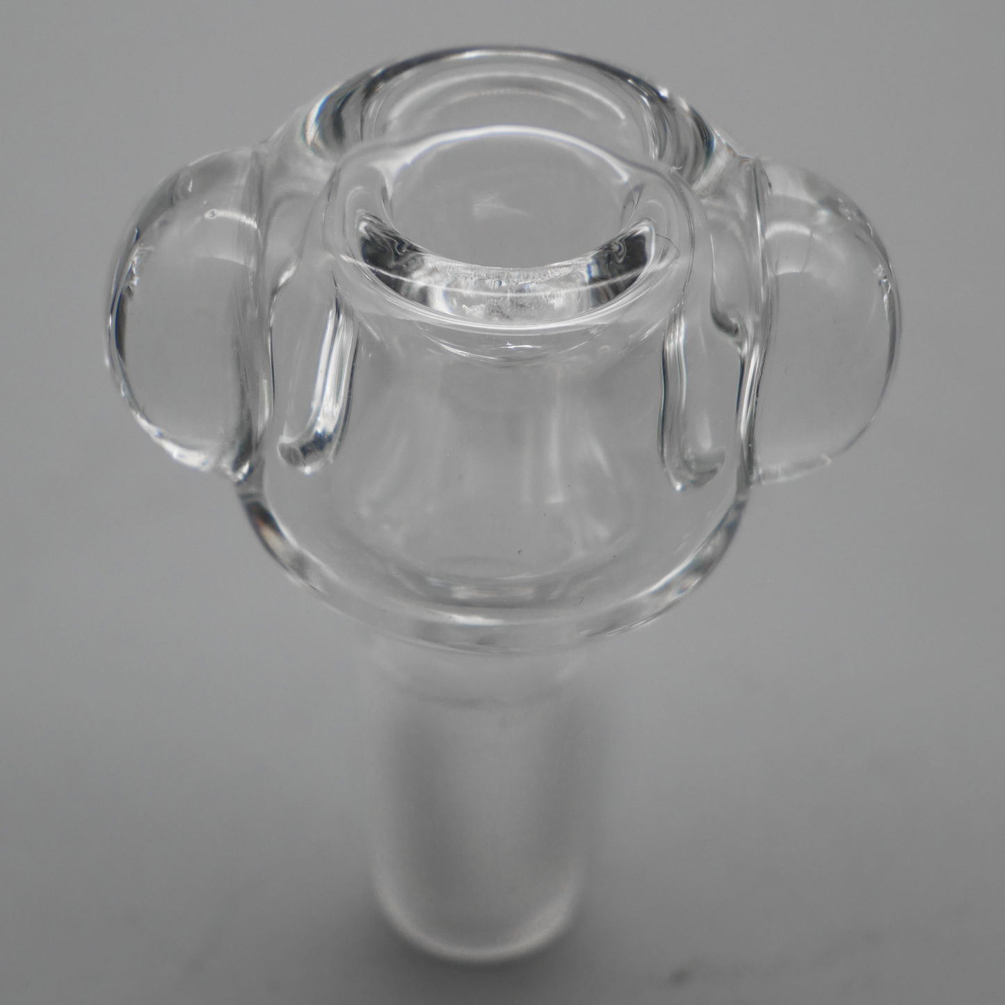 Thick Bubble Marble Clear Glass Bowl Slide