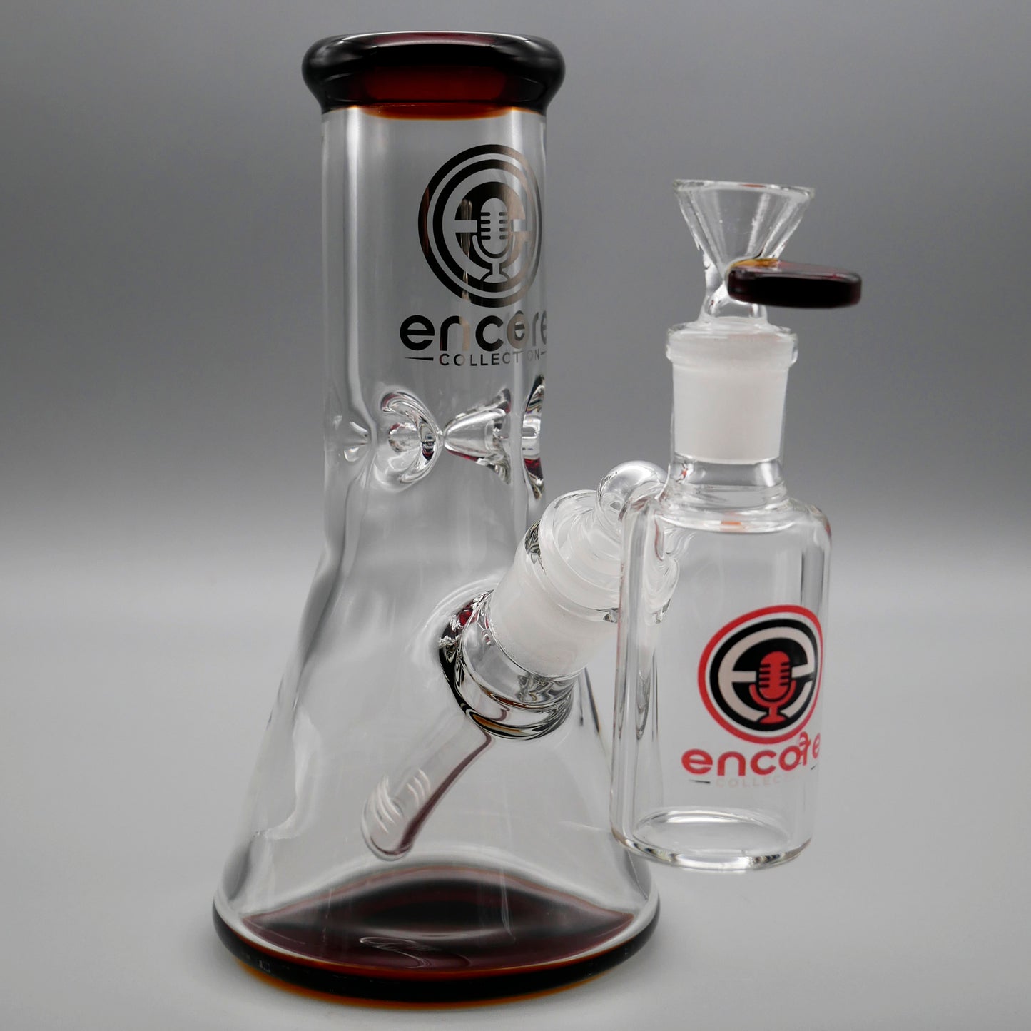 Encore Collection 8" Beaker Bong & Dry Catcher Set