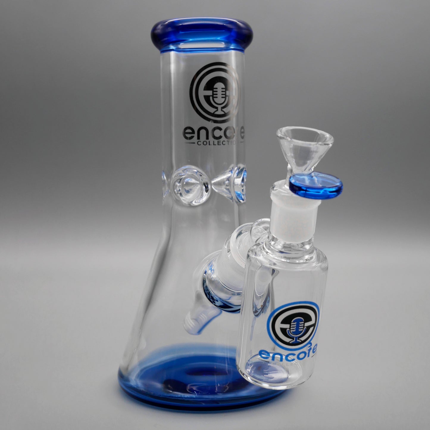 Encore Collection 8" Beaker Bong & Dry Catcher Set