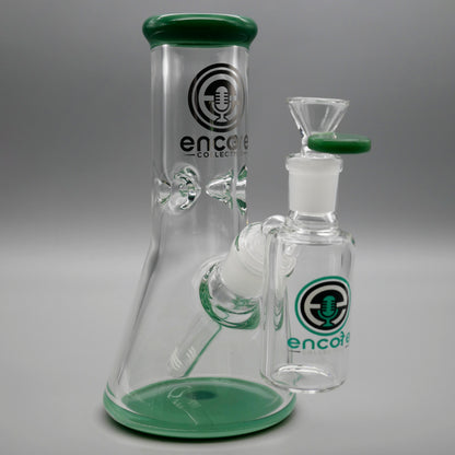 Encore Collection 8" Beaker Bong & Dry Catcher Set