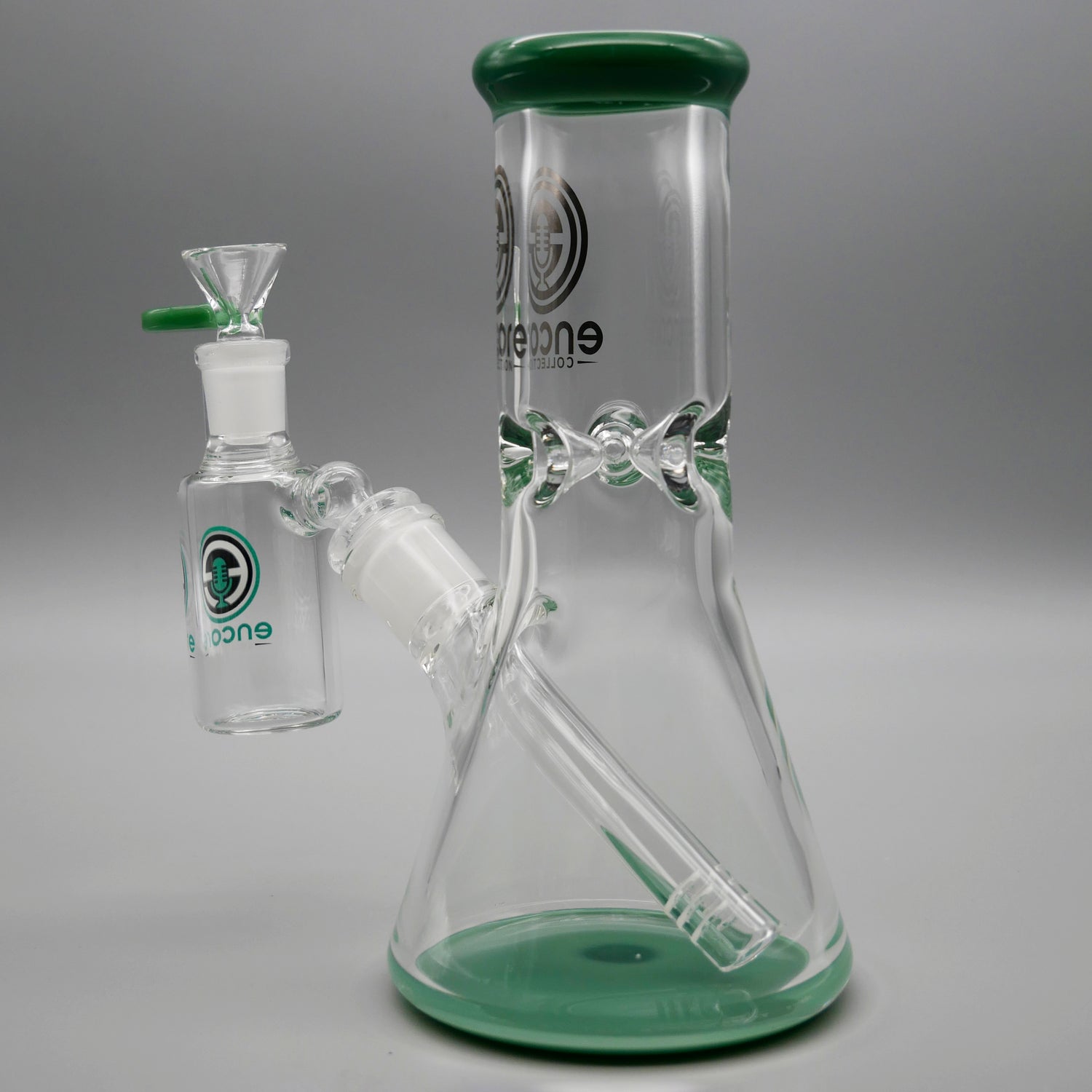 Jade Green — 8" Beaker & Dry Catcher Set (view 2)