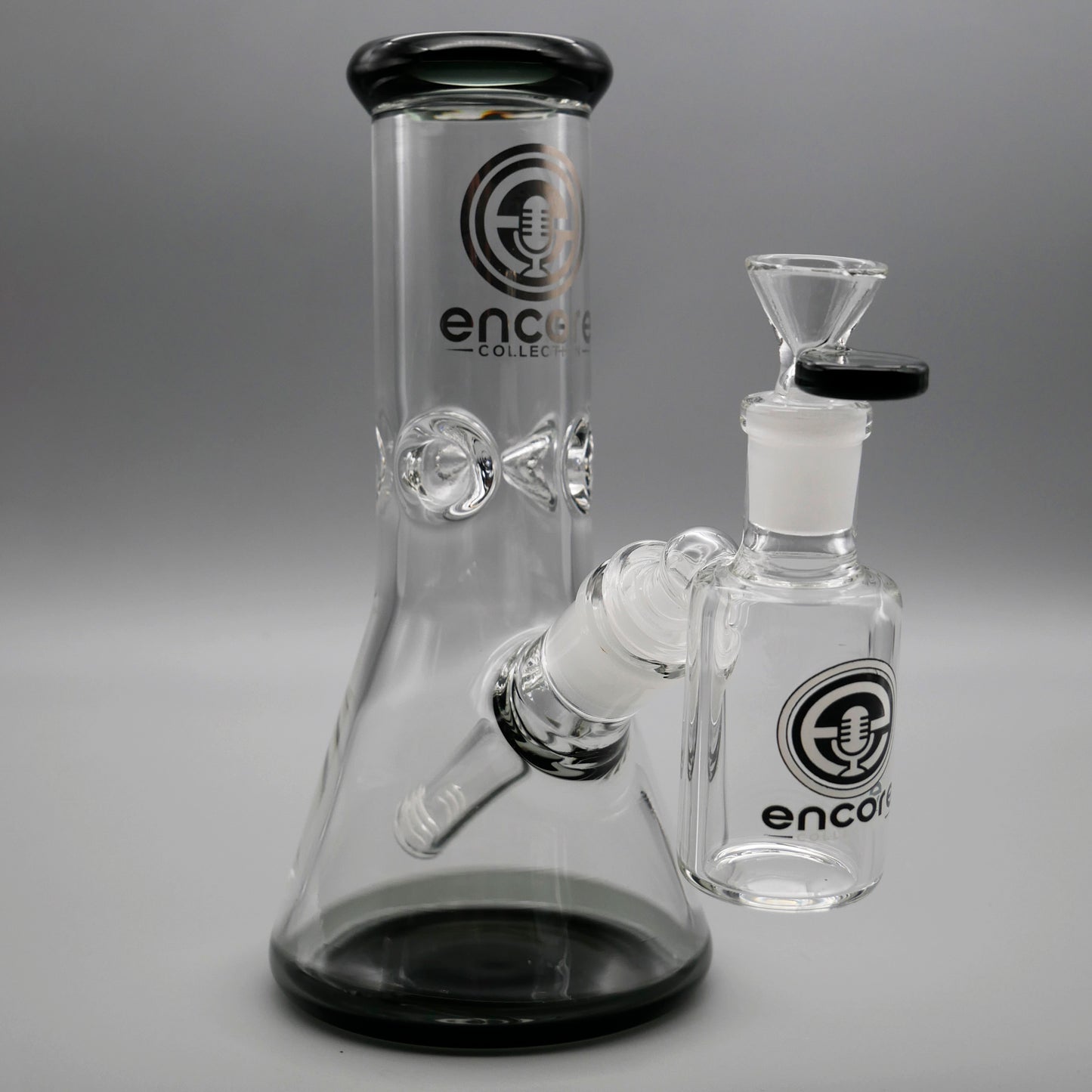 Encore Collection 8" Beaker Bong & Dry Catcher Set