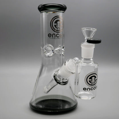 Encore Collection 8" Beaker Bong & Dry Catcher Set
