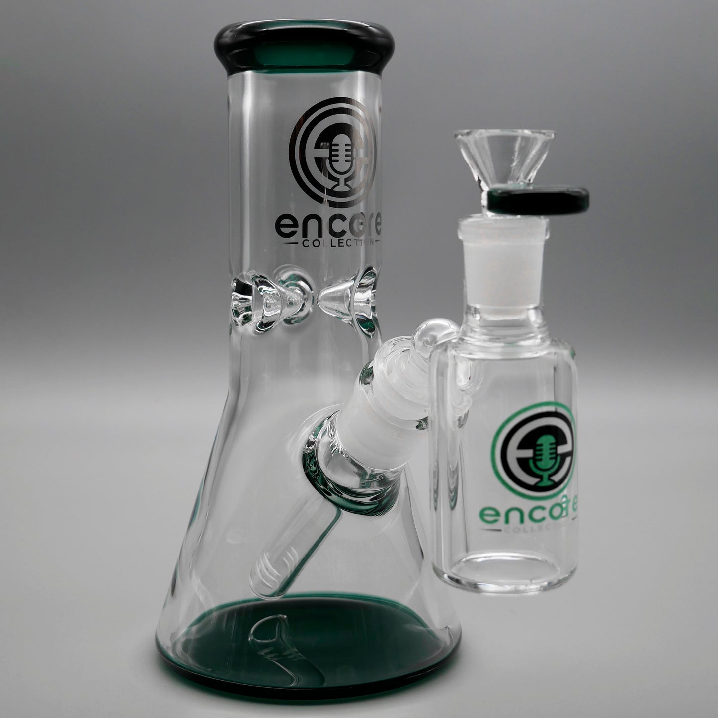Encore Collection 8" Beaker Bong & Dry Catcher Set
