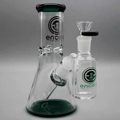 Encore Collection 8" Beaker Bong & Dry Catcher Set