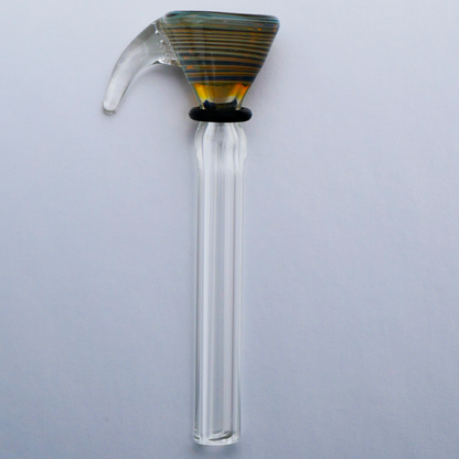 9.5mm Old School Spiral Funel Glass Bowl Slide