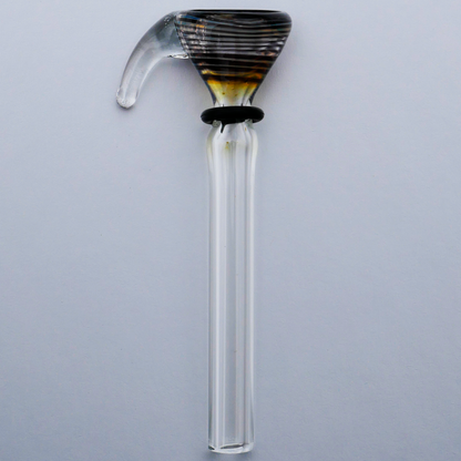9.5mm Old School Spiral Funel Glass Bowl Slide