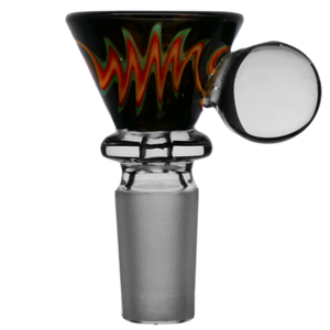 Funnel Marble Full Reversal Color Glass Bowl Slide