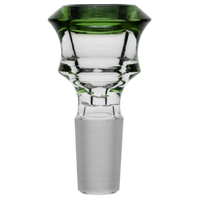 Diamond Edge Cylinder Maria Assorted Color Glass Bowl Slide