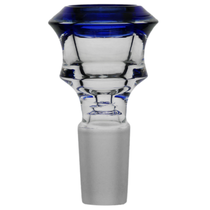 Diamond Edge Cylinder Maria Assorted Color Glass Bowl Slide