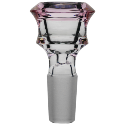 Diamond Edge Cylinder Maria Assorted Color Glass Bowl Slide