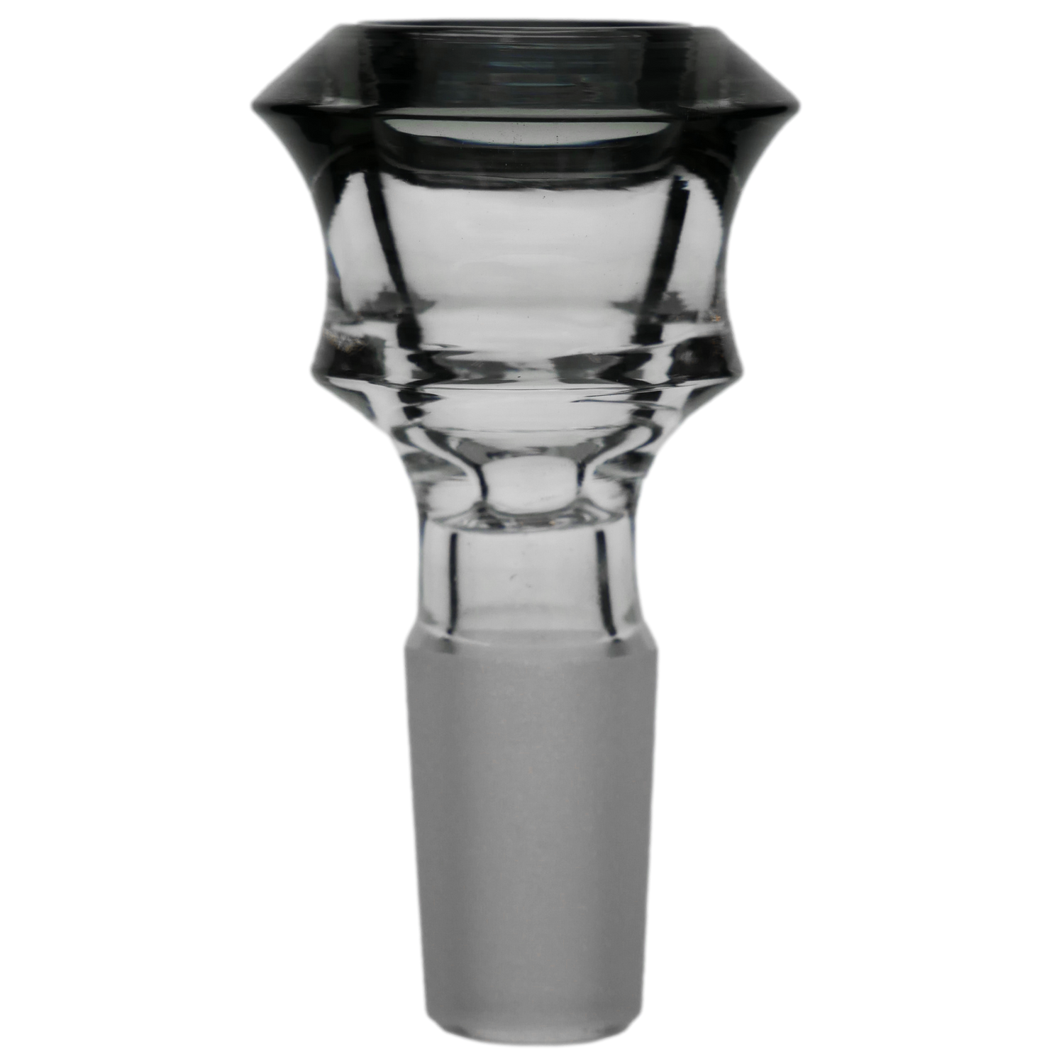 Diamond Edge Cylinder Maria Assorted Color Glass Bowl Slide