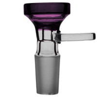 Cone Funnel Paddle Assorted Color Glass Bowl Slide
