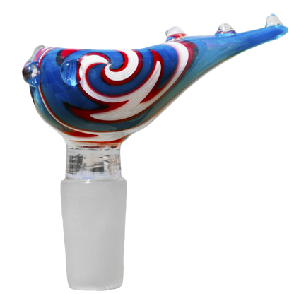 Seashell Reversal Glass Bowl Slide
