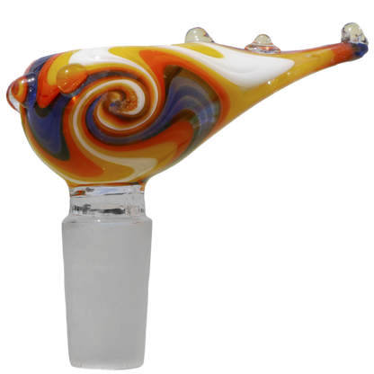 Seashell Reversal Glass Bowl Slide