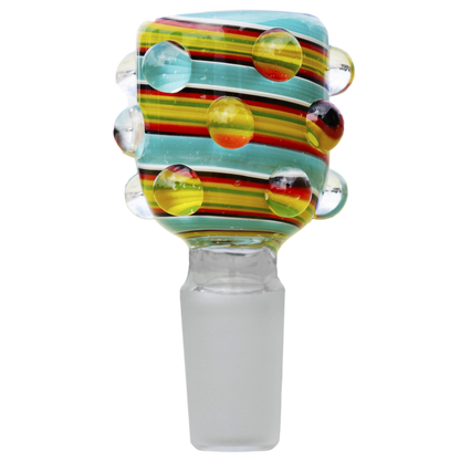 Spiral Warts Glass Bowl Slide