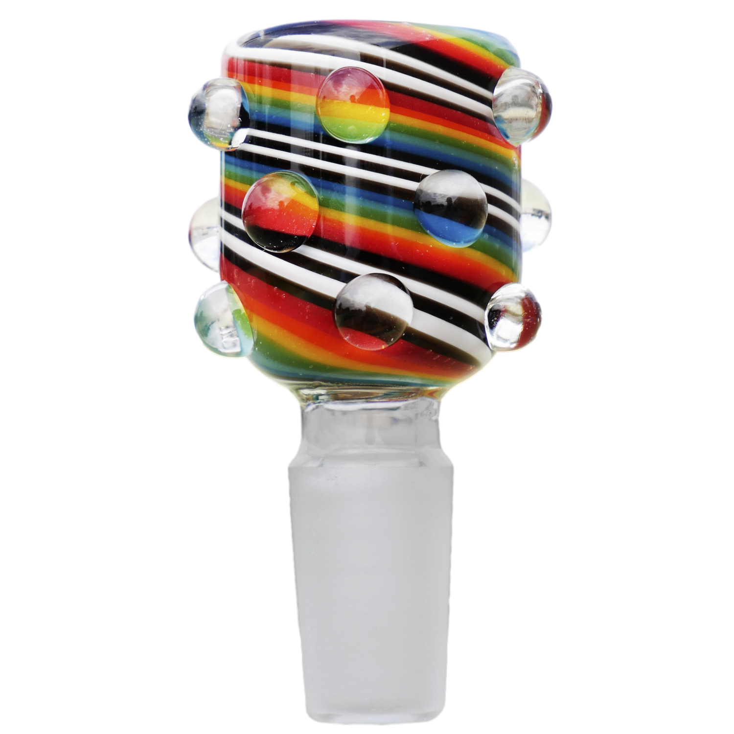 Spiral Warts Glass Bowl Slide