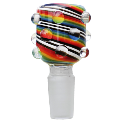 Spiral Warts Glass Bowl Slide