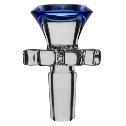 Diamond Funnel w/ Flower Maria Handle and Screen Glass Bowl Slide