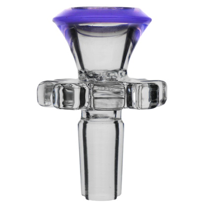 Diamond Funnel w/ Flower Maria Handle and Screen Glass Bowl Slide