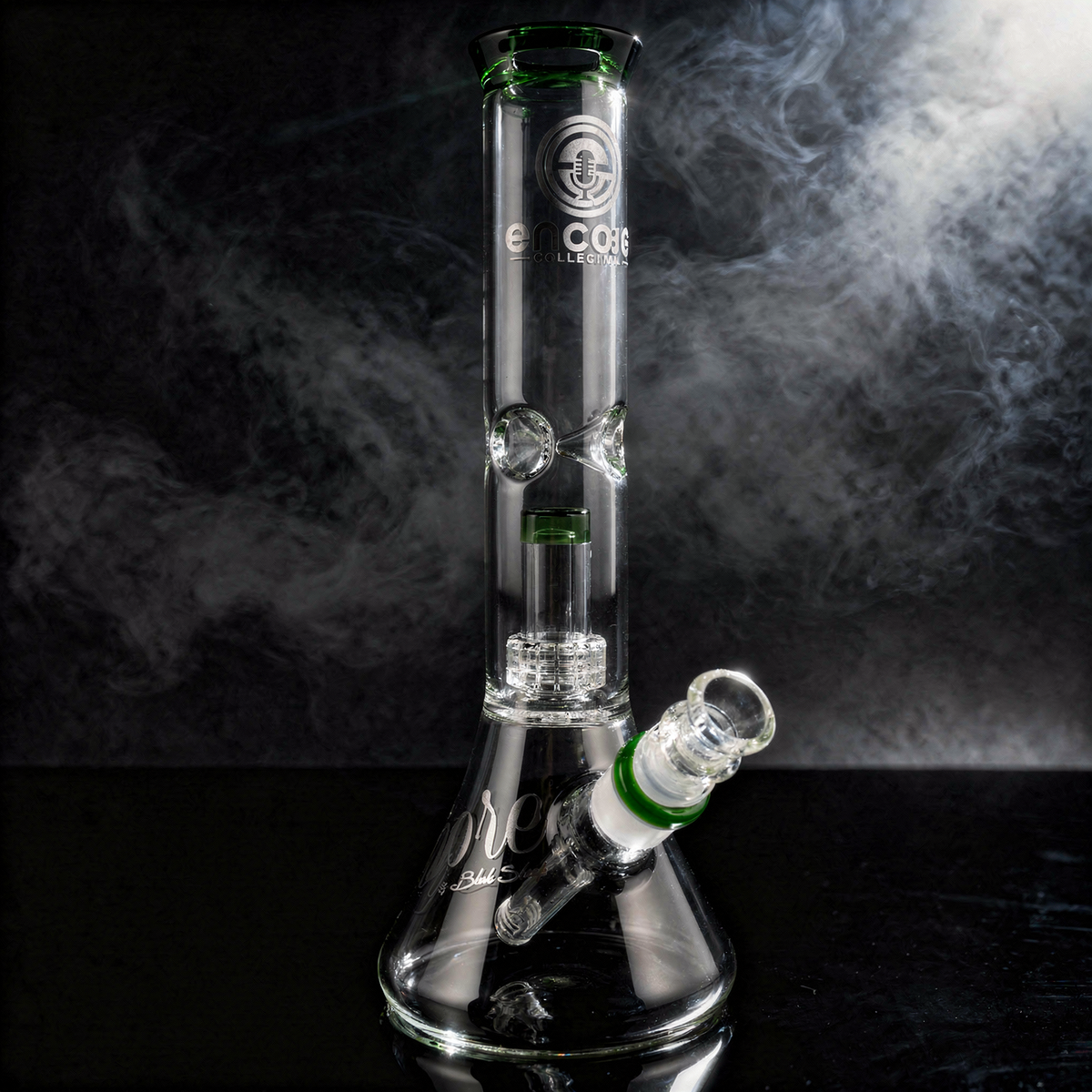 12" Encore Collection Double Chamber Matrix Perc Beaker Bong