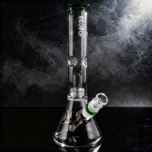 12" Encore Collection Double Chamber Matrix Perc Beaker Bong