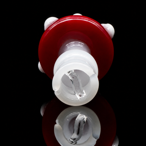 2" Amanita Mushroom Glass Mouthpiece | Compatible with Puffco Pivot