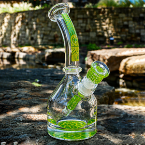 9" Encore Collection Lazy Henny Basketweave Bong