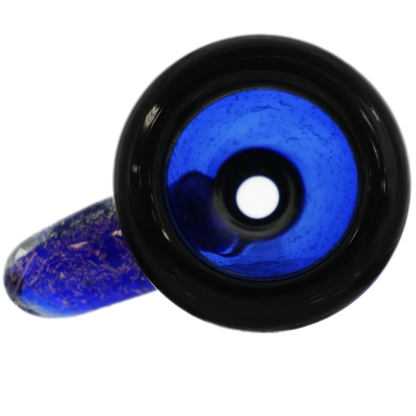 Encore Collection Blue Dichro Bowl w/ Horn Handle