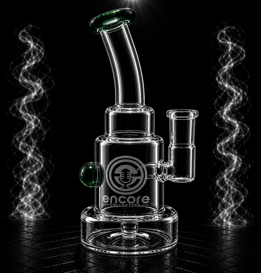 6" Encore Collection Mini Birthday Cake Dab Rig w/ Color Accents