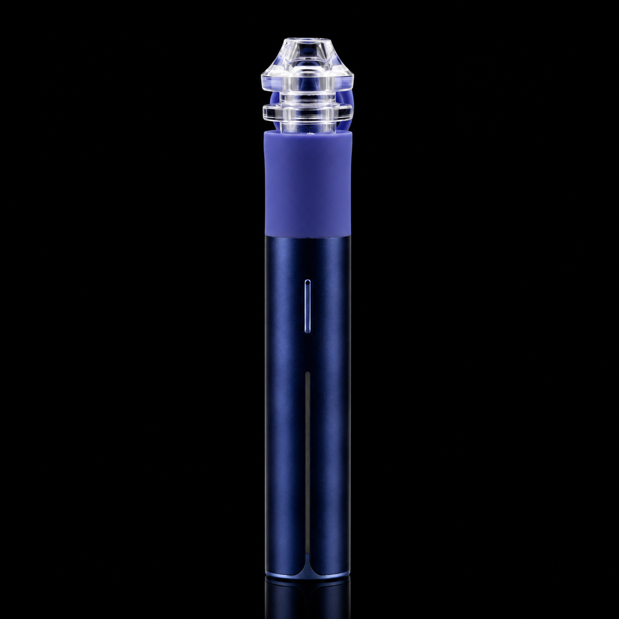 1.5" Clear Dry Top Glass Mouthpiece | Compatible with Puffco Pivot