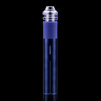 1.5" Clear Dry Top Glass Mouthpiece | Compatible with Puffco Pivot