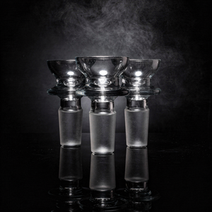 3PACK Teacup Funnel Maria Clear Glass Bowl Slide