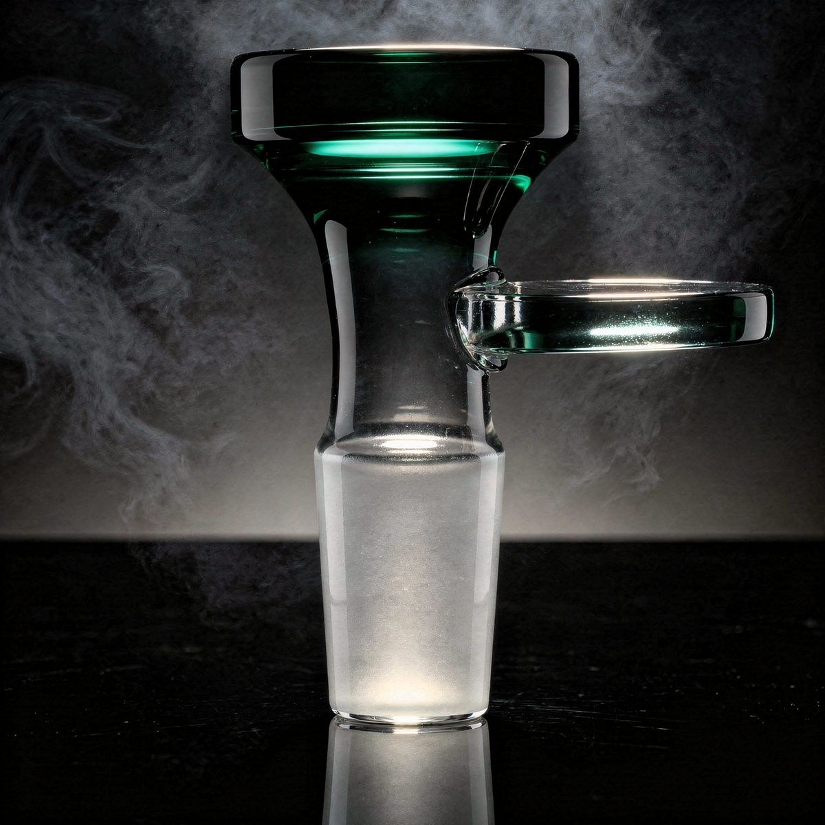 Cone Funnel Paddle Assorted Color Glass Bowl Slide