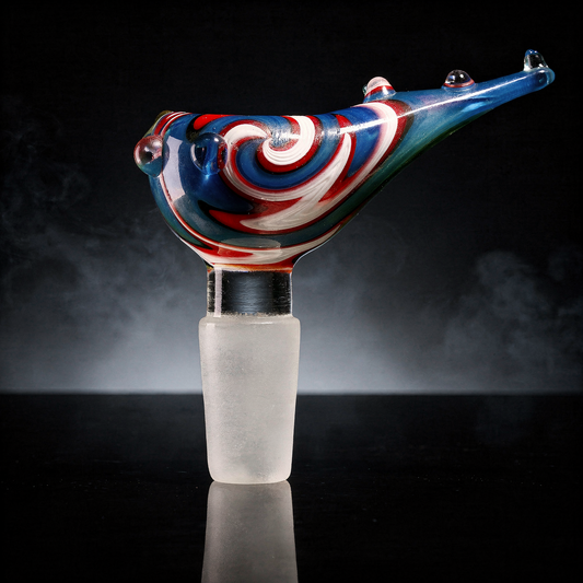 Seashell Reversal Glass Bowl Slide