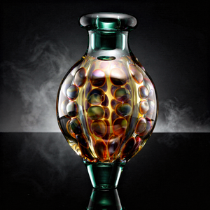 Silver Fumed 30mm Bubble Directional Carb Cap