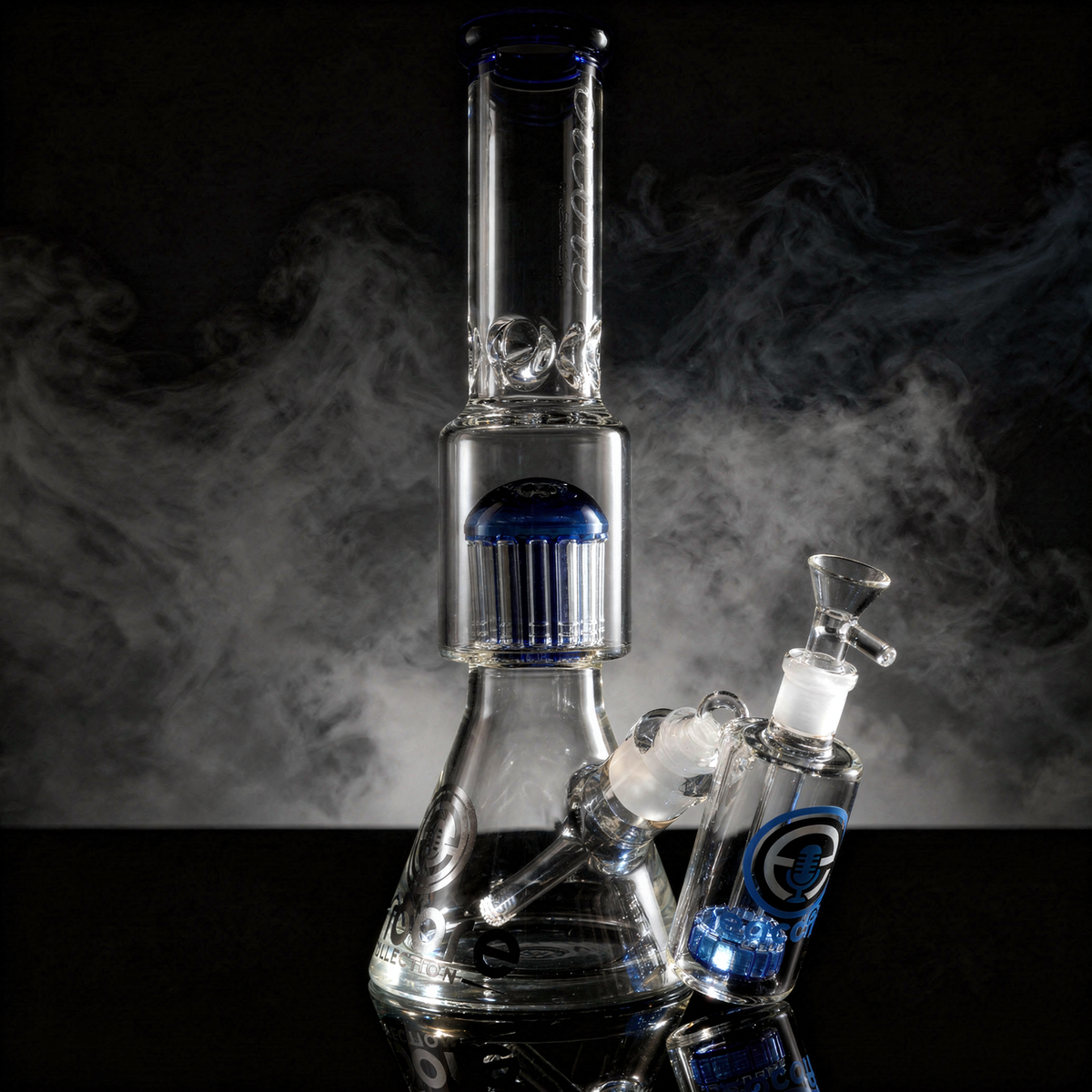 16" Tree Mega Pounder + Heavywall Showerhead Ash Catcher Set
