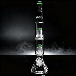 Feature Name 16.5" Encore Collection Diamond Pounder Beaker Bong w/ Double Matrix Perc