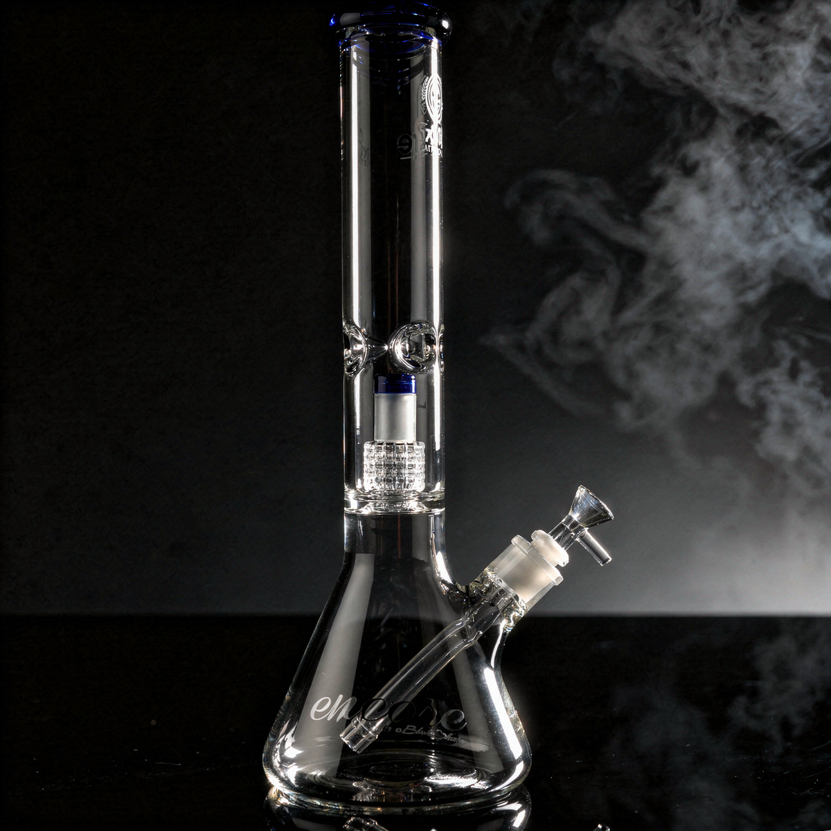 16" Encore Collection Heavywall Matrix Beaker Bong w/ Color Accents
