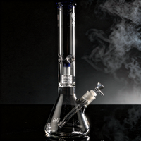 16" Encore Collection Heavywall Matrix Beaker Bong w/ Color Accents