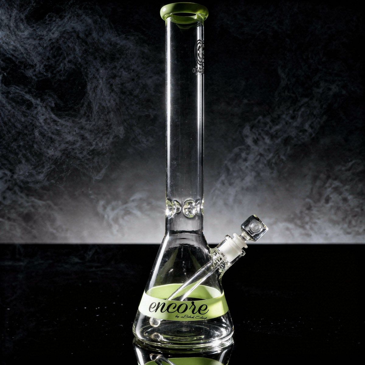 18" Encore Collection Color Band Beaker Bong Assorted Colors