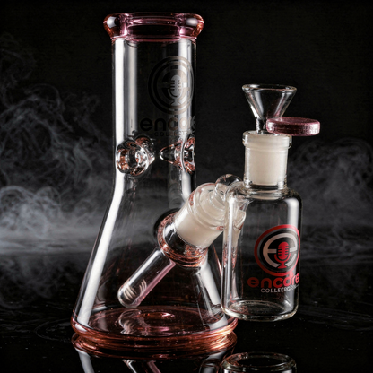 Encore Collection 8" Beaker Bong & Dry Catcher Set