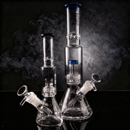 Diamond Pounder Matrix Beaker Set – Full Size & Mini Bong Bundle