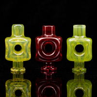 2" Hollow Cube Glass Mouthpiece | Compatible with Puffco Pivot