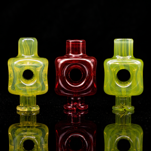 2" Hollow Cube Glass Mouthpiece | Compatible with Puffco Pivot