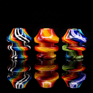 1.5" Wig Wag Mushroom Glass Mouthpiece | Compatible with Puffco Pivot