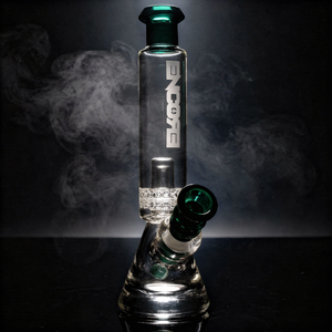 9" Encore Collection Double Chamber Ratchet Perc Quarter Pounder Bong